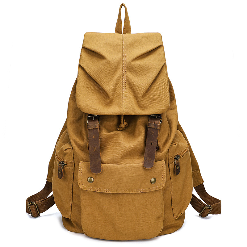 Large Capacity Canvas Backpack - Canvas Backpack Casual 评论和价格