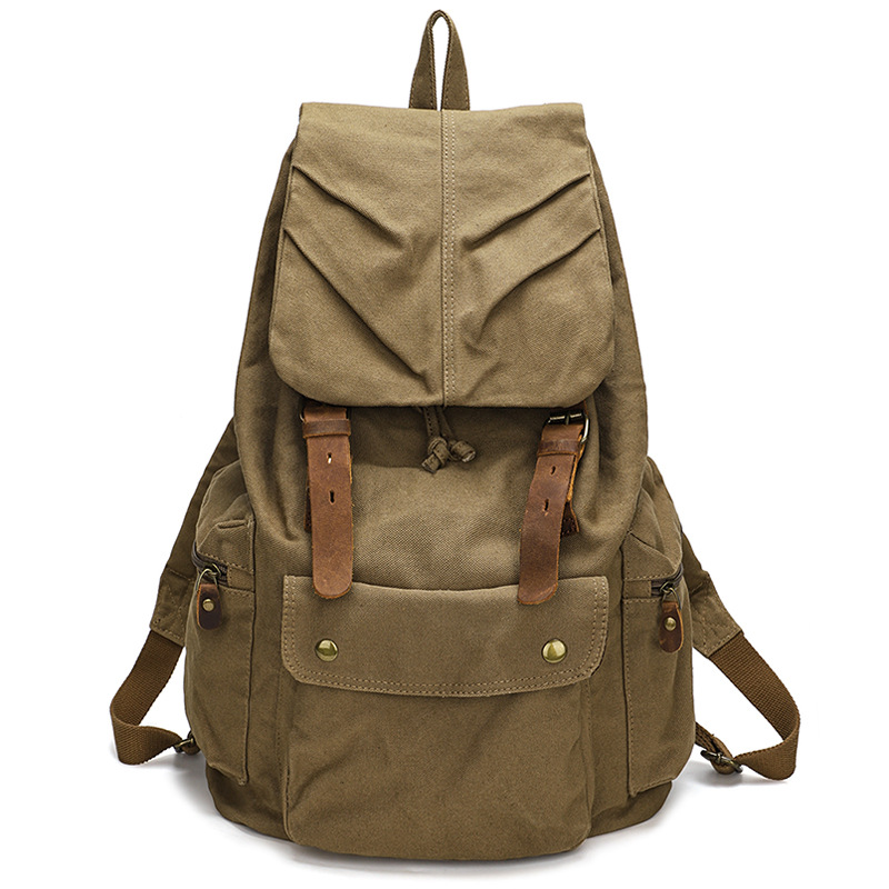 Large Capacity Canvas Backpack - Canvas Backpack Casual 评论和价格
