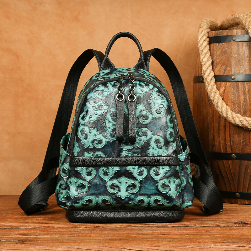 Johnature Genuine Leather Embo - Leather Backpack Vintage 评论和价格
