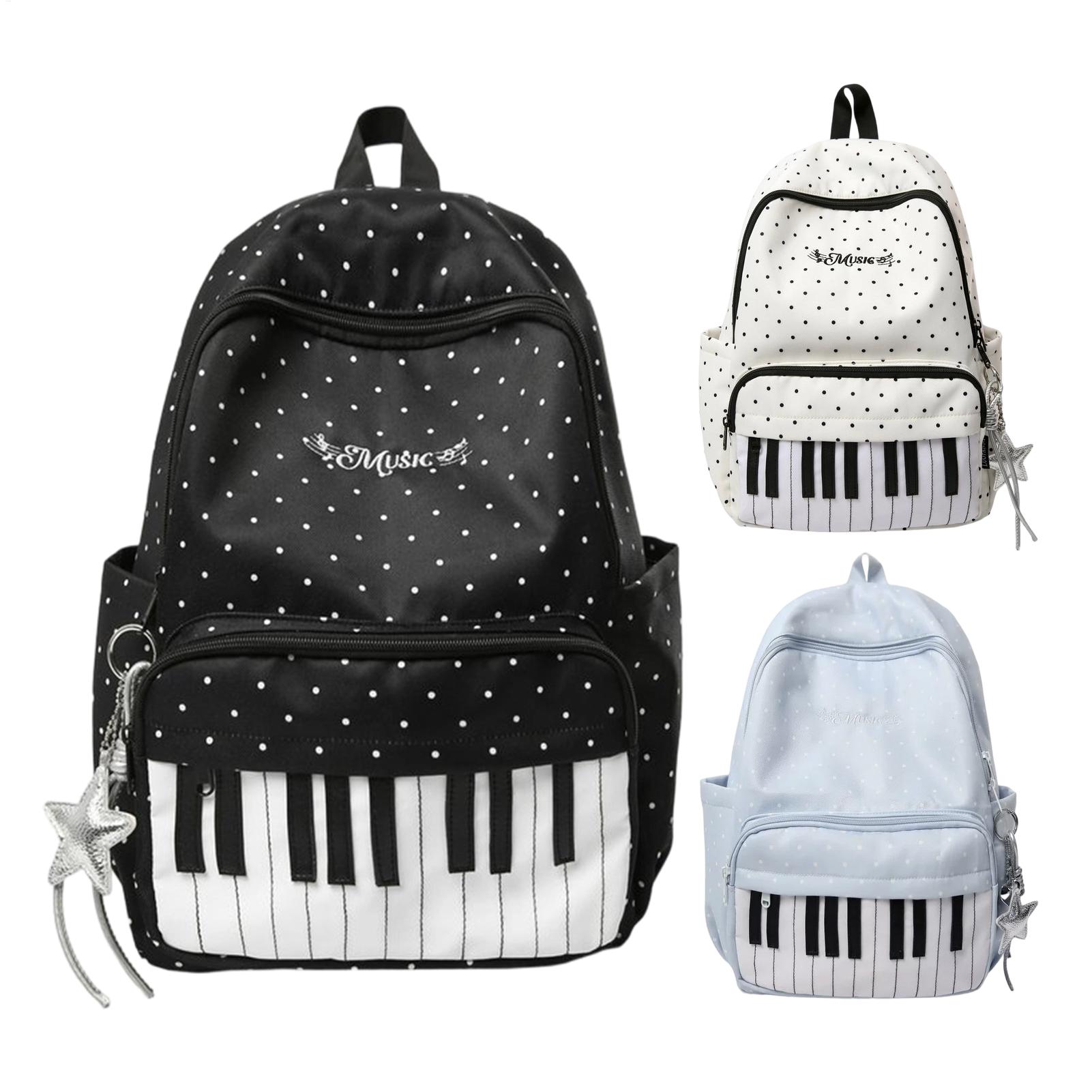 Travel Backpack | Piano Print  - Fashion Backpack Women 评论和价格