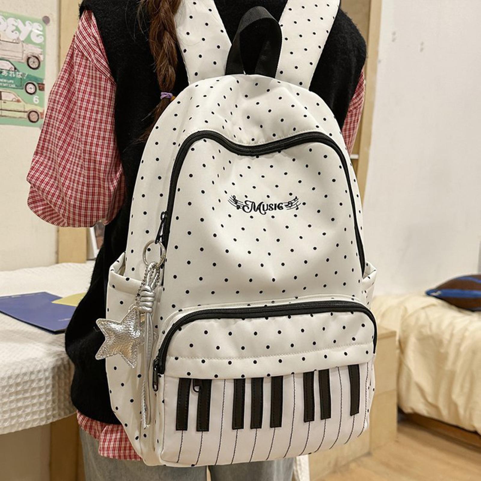 Travel Backpack | Piano Print  - Fashion Backpack Women 评论和价格